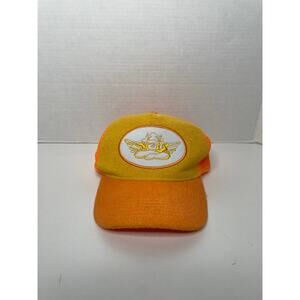 BOYS LIE Truck Hat Snap Back Orange Yellow